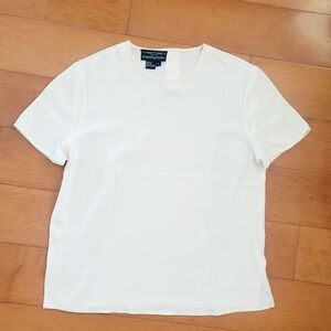 Cream Silk Blouse, 6